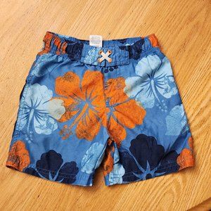 Circo Toddler Hawaiian Print  Swim Trunks Size 3T